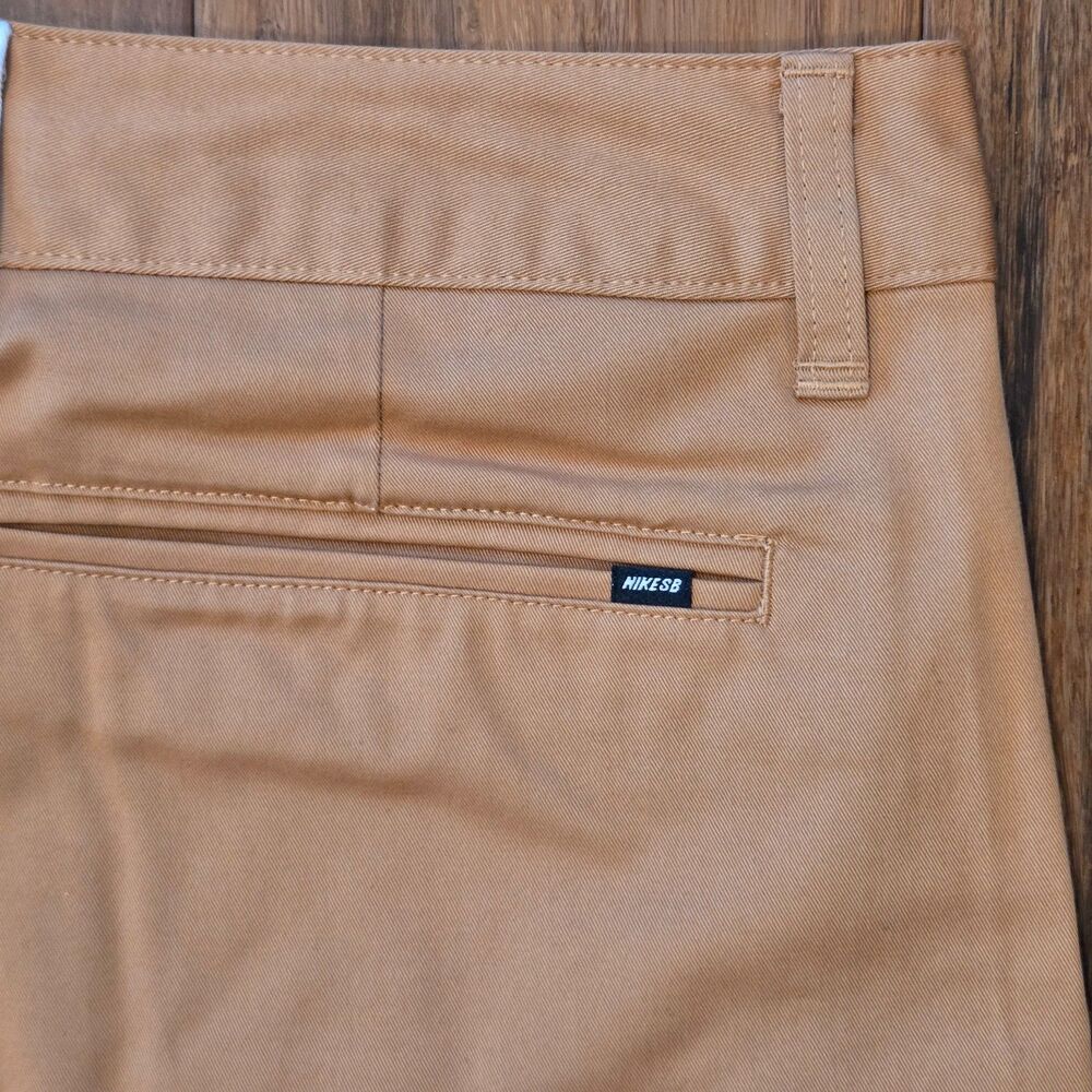 Nike SB Chino Prep Angel Pants Mens 32 Skateboarding Stretch DJ7605-201 NWT - Picture 5 of 12